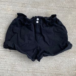 Princess Polly Open Road Denim Paper Bag Shorts